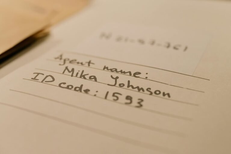 operational number indexing record